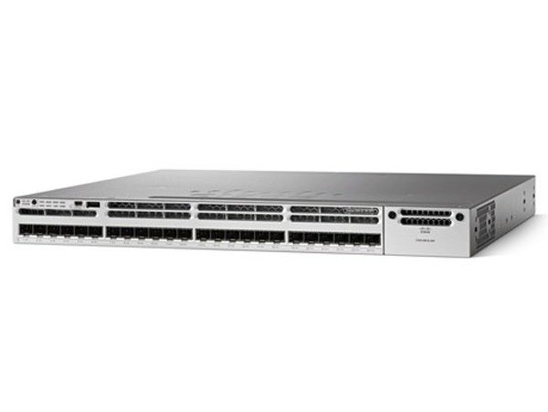 Cisco Catalyst 3850 24 Port 10G Fiber Switch IP Services, WS-C3850-24XS-E